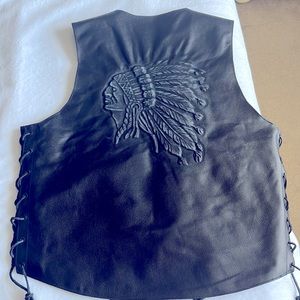 Element advanced motorcycle leather vest